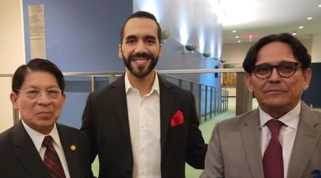 Bukele Met in New York with Delegates from Dictator Daniel Ortega — Bukele se reunió en Nueva York con delegados del dictador Daniel Ortega