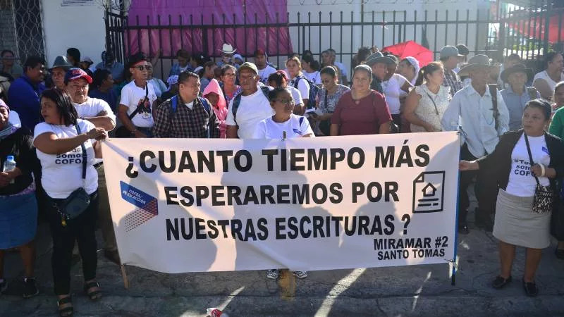 Communities reject the actions of Nuevas Ideas, which ignored the proposal to legalize their lands — Comunidades rechazan proceder de Nuevas Ideas, que ignoró propuesta para legalizarles terrenos