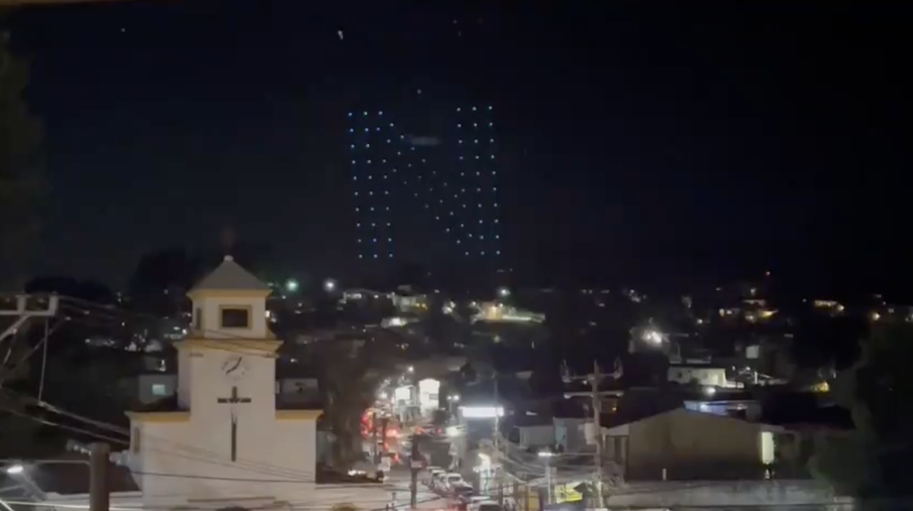 Gasto de Nuevas Ideas en show de luces drone