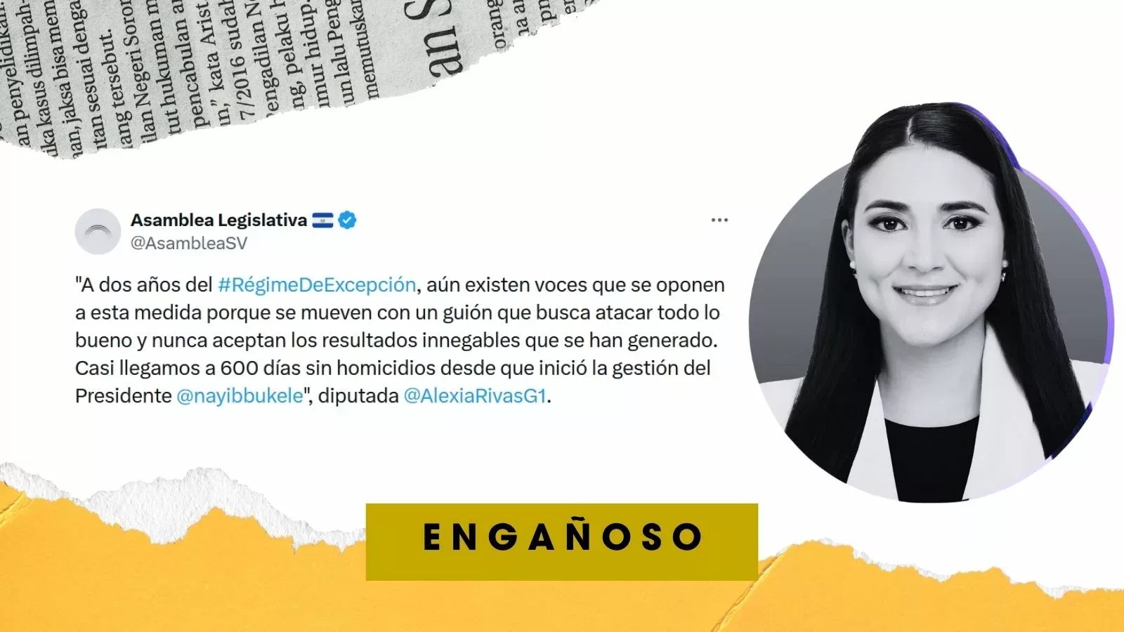 It is misleading that El Salvador is about to reach 600 days without homicides under the Bukele administration — Es engañoso que El Salvador esté por cumplir 600 días sin homicidios bajo la Administración Bukele