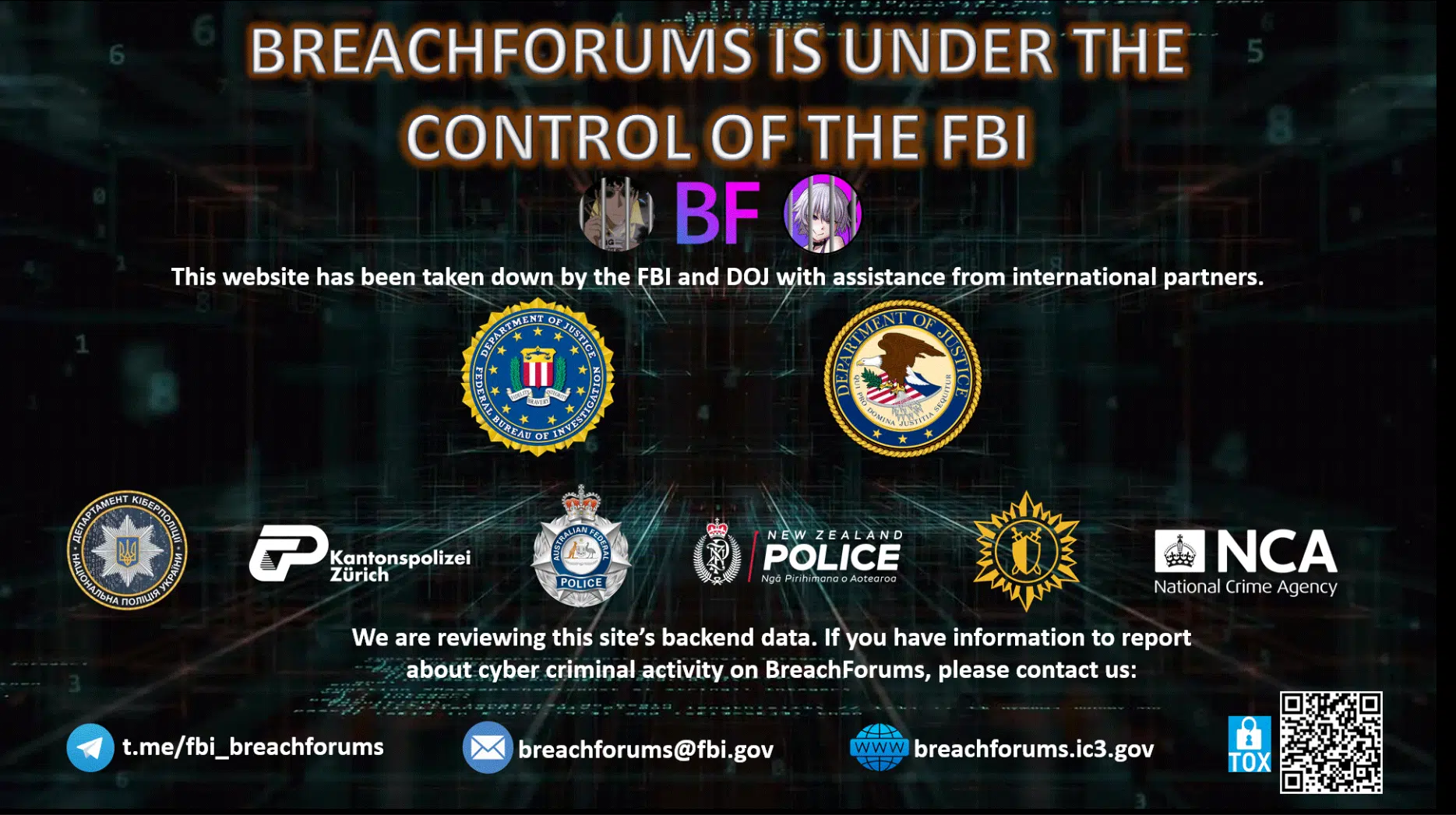 FBI Investigates and Seizes Website Where Data of Millions of Salvadorans Was Leaked — FBI investiga y confisca sitio web donde se filtraron datos de millones de salvadoreños