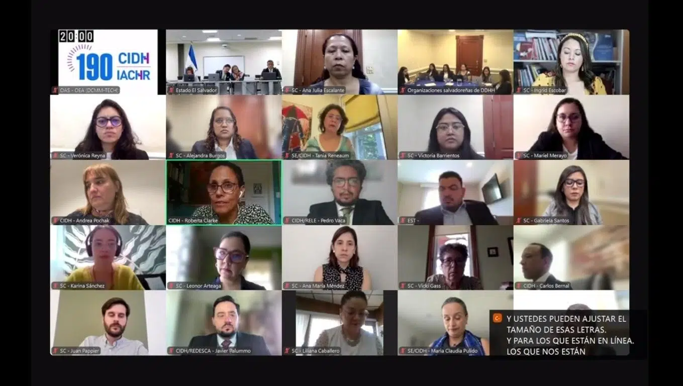 Salvadoran State Remains Unresponsive to IACHR on Human Rights Setbacks — Estado salvadoreño sigue sin responder ante CIDH por retrocesos en derechos humanos