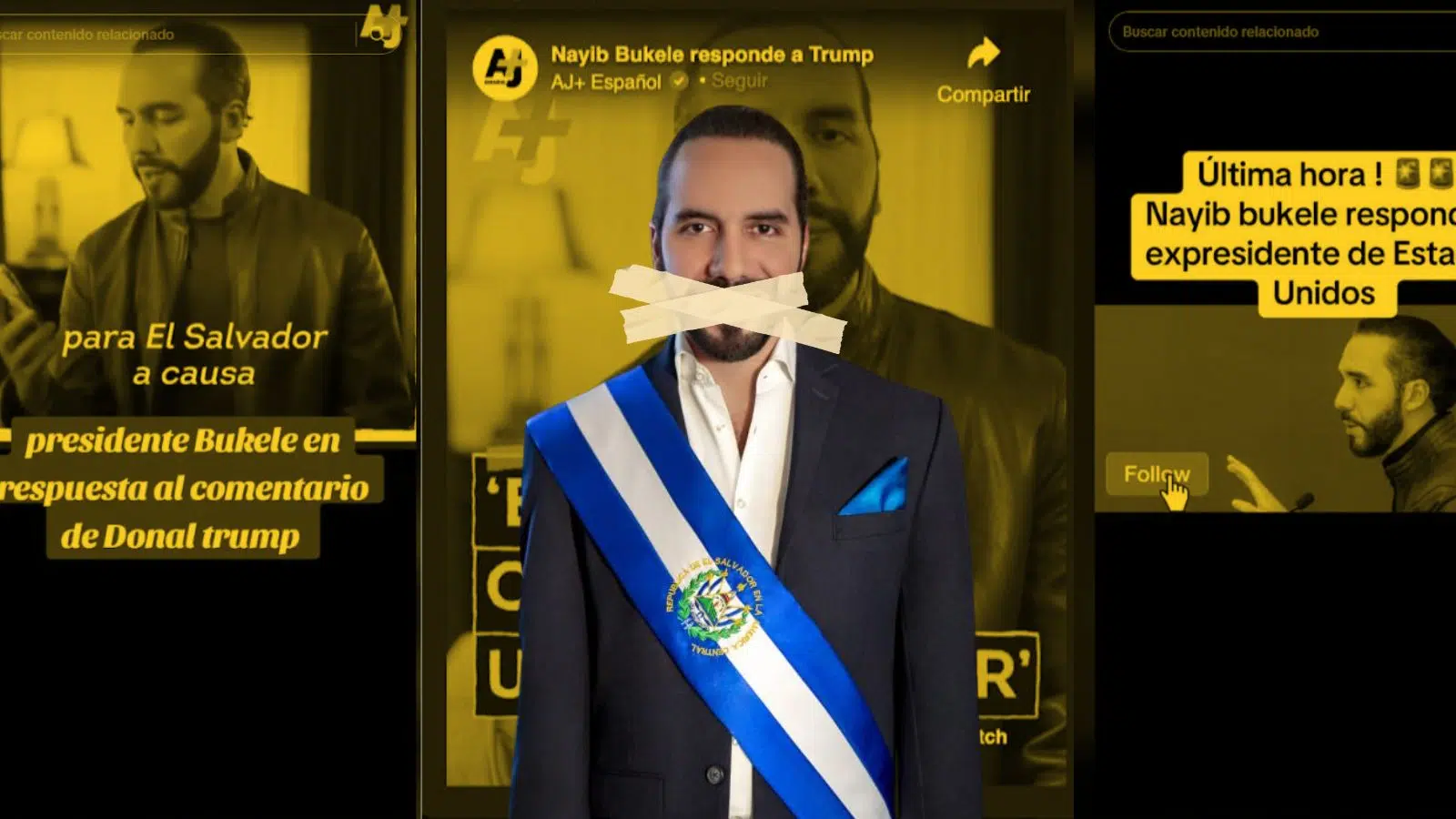 Bukele Remains Silent for Nearly a Month in Response to Trump’s Accusations Against His Security Policy — Bukele suma casi un mes sin responder directamente a Trump por acusaciones contra su política de seguridad