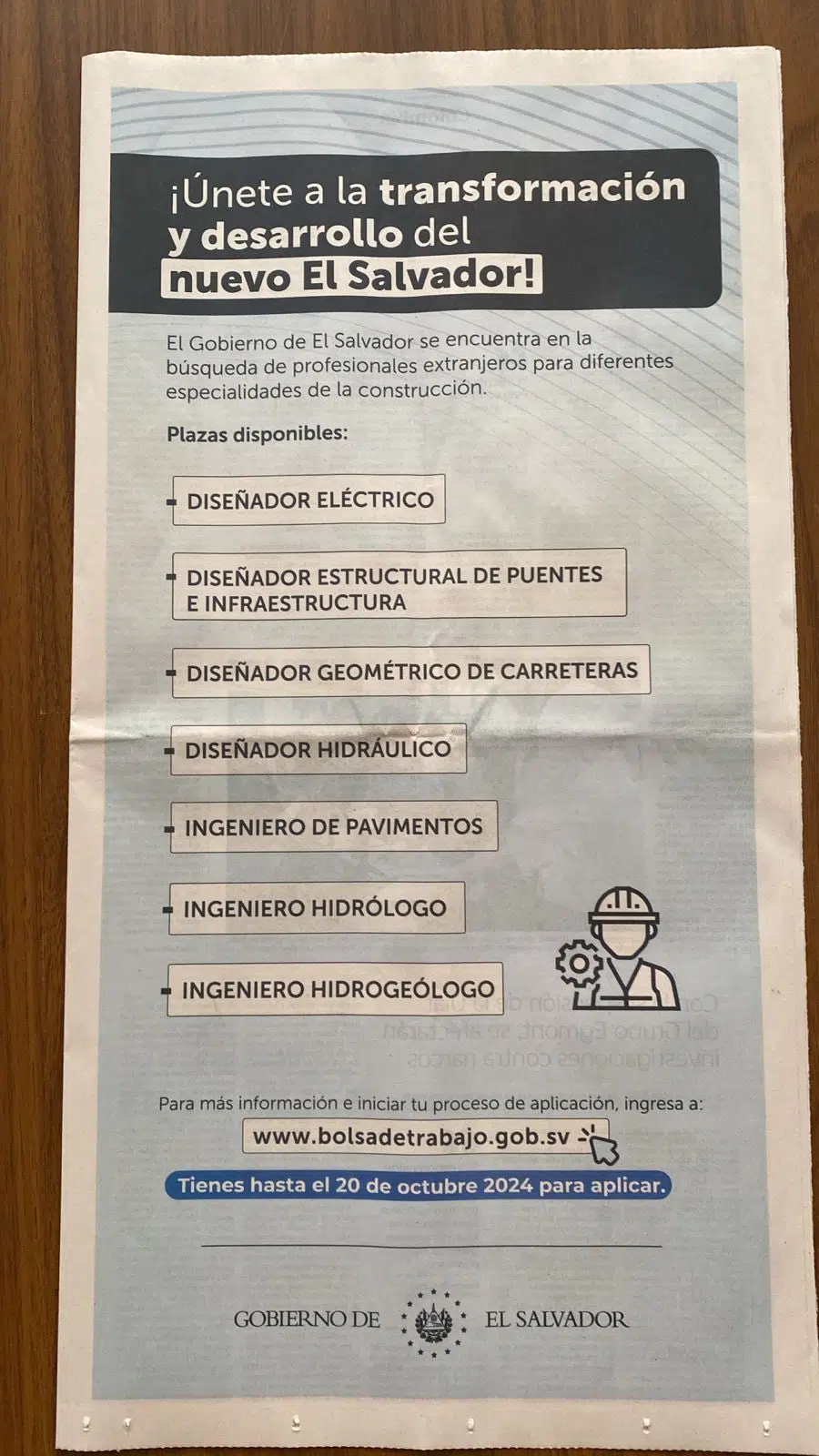 Salvadoran Government Seeks Specialist Doctors in Colombia — Gobierno de El Salvador busca a médicos especialistas en Colombia