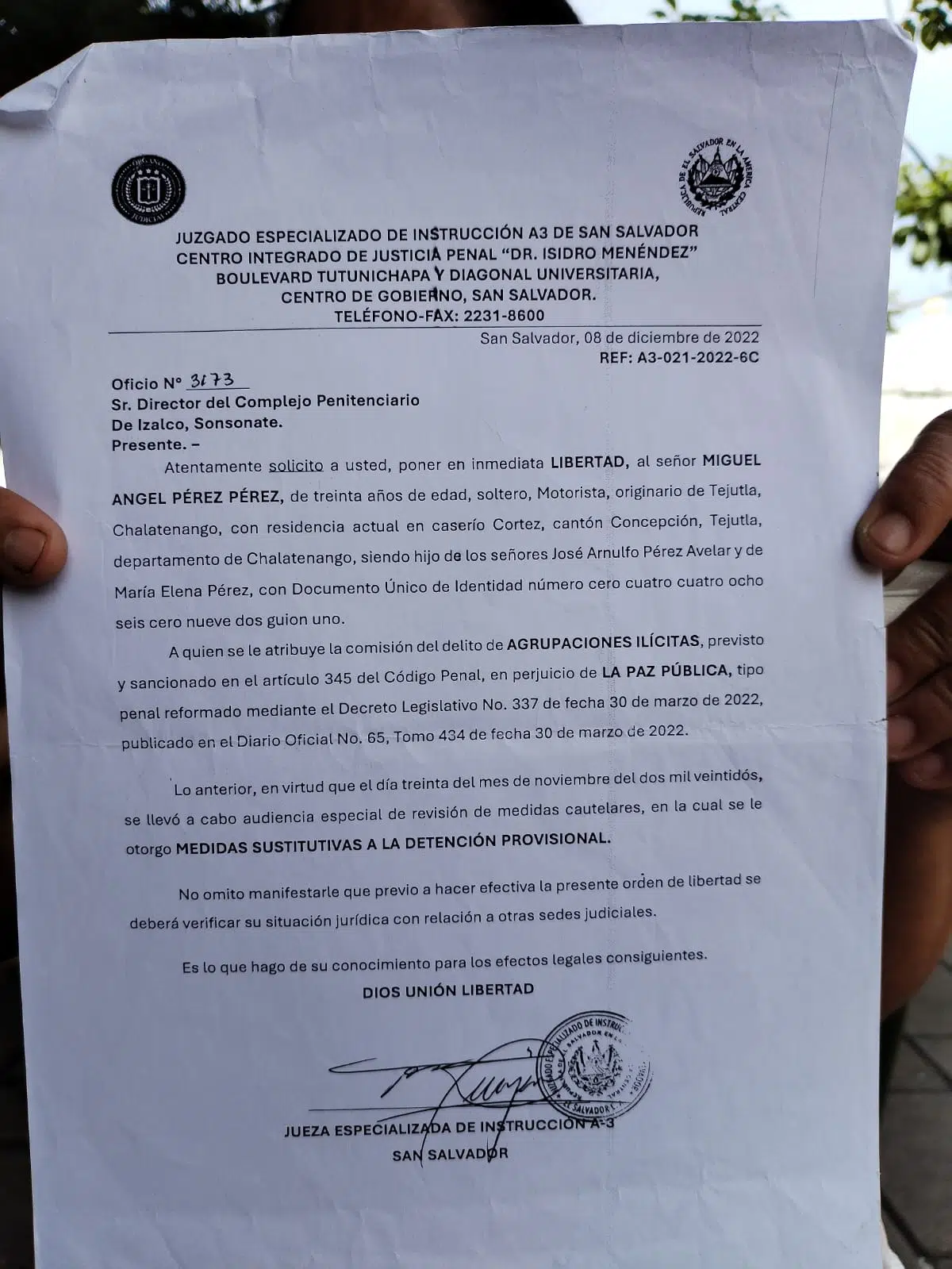 Allegations Arise of Penitentiaries No Longer Providing Criminal Records to Victims of the Regime — Denuncian que Centros Penales ya no entrega antecedentes a víctimas del régimen