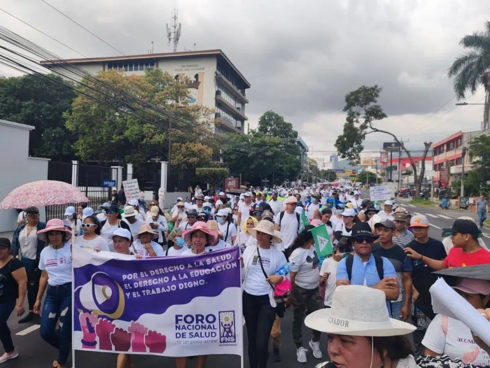 Teachers, Doctors, and Citizens March Against Freezing of Salary Scale and Job Cuts — Docentes, médicos y ciudadanos marchan contra congelamiento de escalafones y supresión de plazas