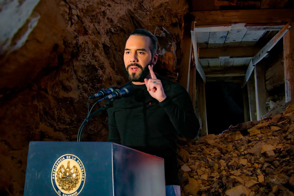 Bukele Gilds his Deceptions About Mining in Gold — Bukele reviste de oro sus engaños sobre minería