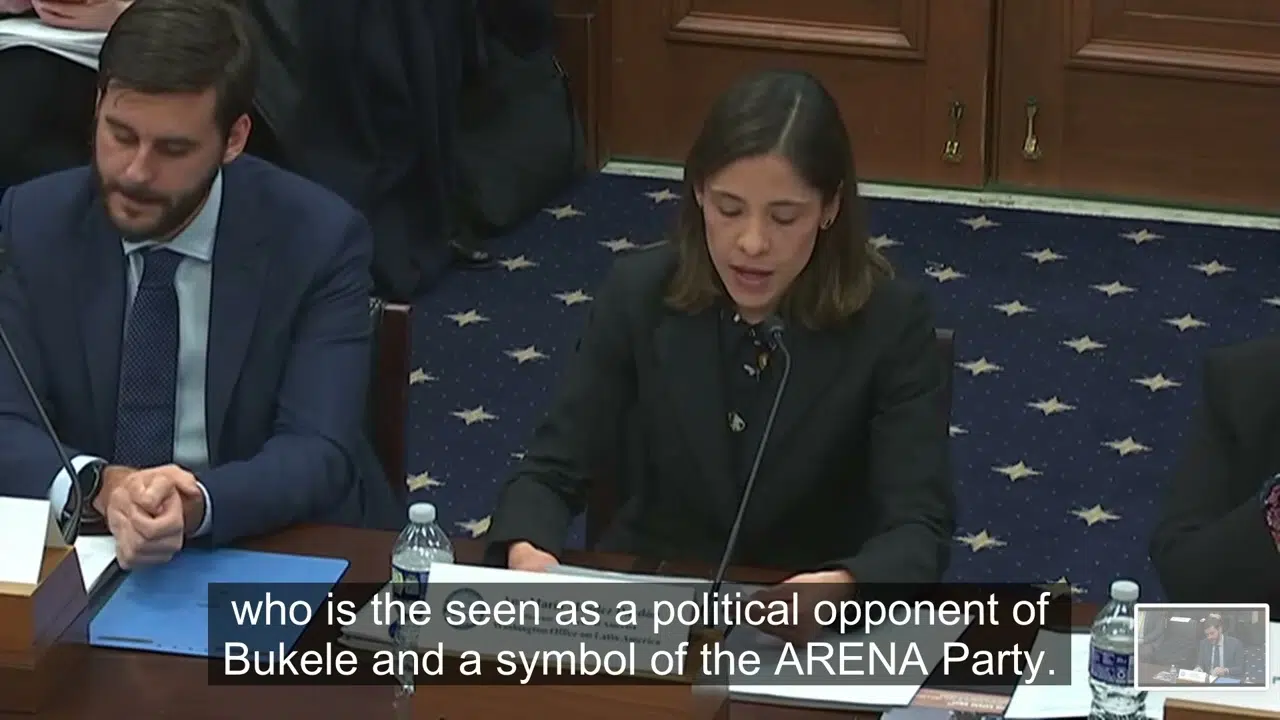 Congressional Testimony: WOLA Highlights Threats to Justice and Democracy Under the State of Exception in El Salvador — Testimonio en el Congreso: WOLA Destaca Amenazas a la Justicia y Democracia Bajo el Régimen de Excepción en El Salvador