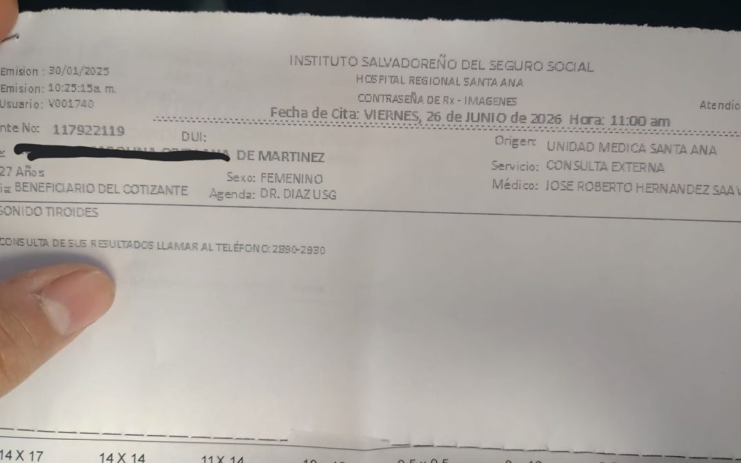 Patients Reveal the ISSS Scheduling Medical Appointments Until 2026 — Pacientes exponen que el ISSS le deja citas médicas hasta 2026