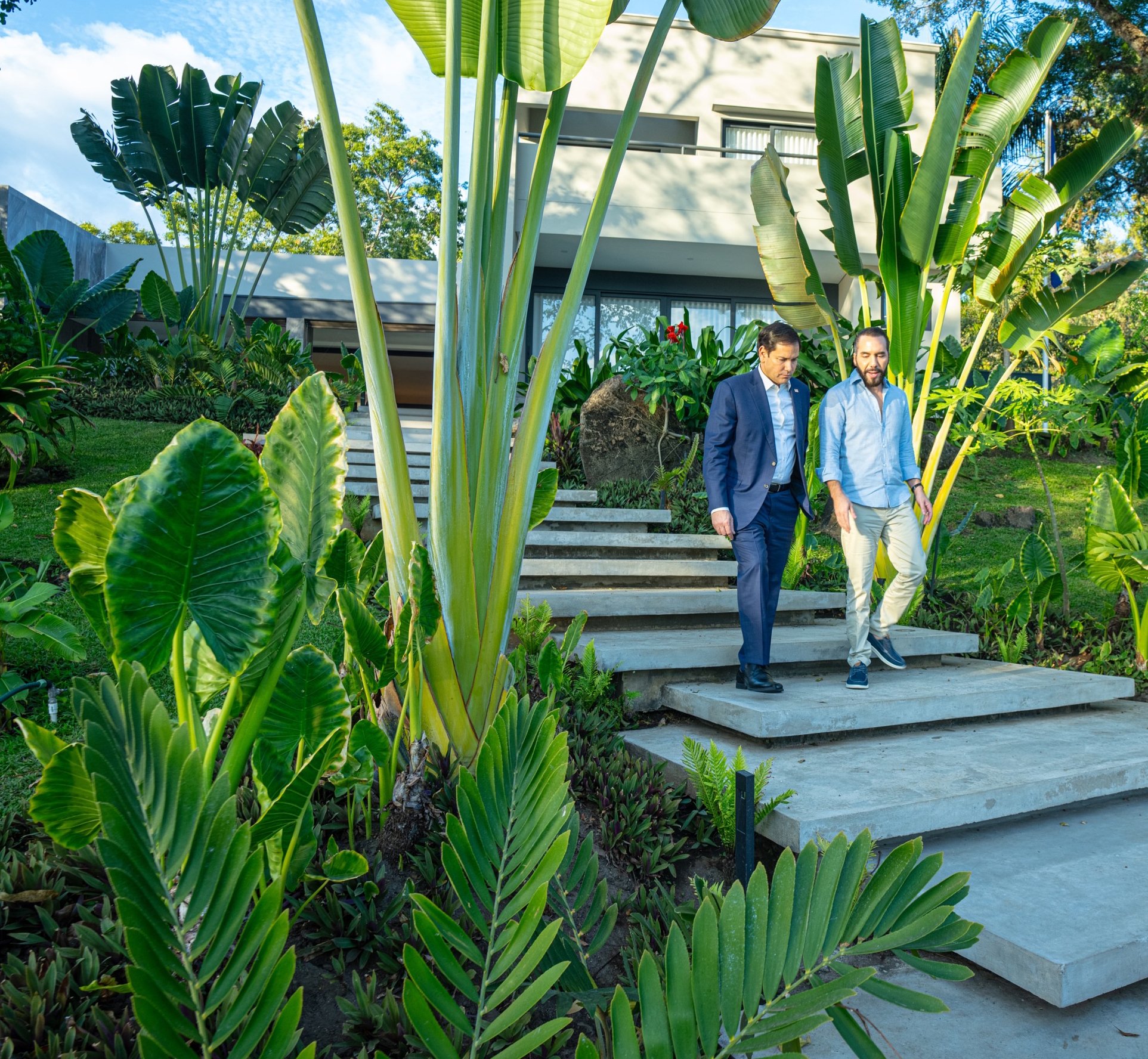 Marco Rubio Nayib Buekele, Lago de Coatepeque