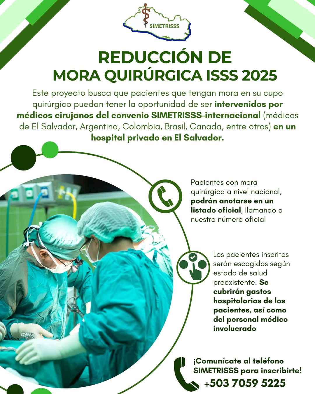 Doctors Offer Free Minor Surgeries Amid Lack of Care at ISSS — Médicos ofrecen cirugías menores gratis ante falta de atención en el ISSS