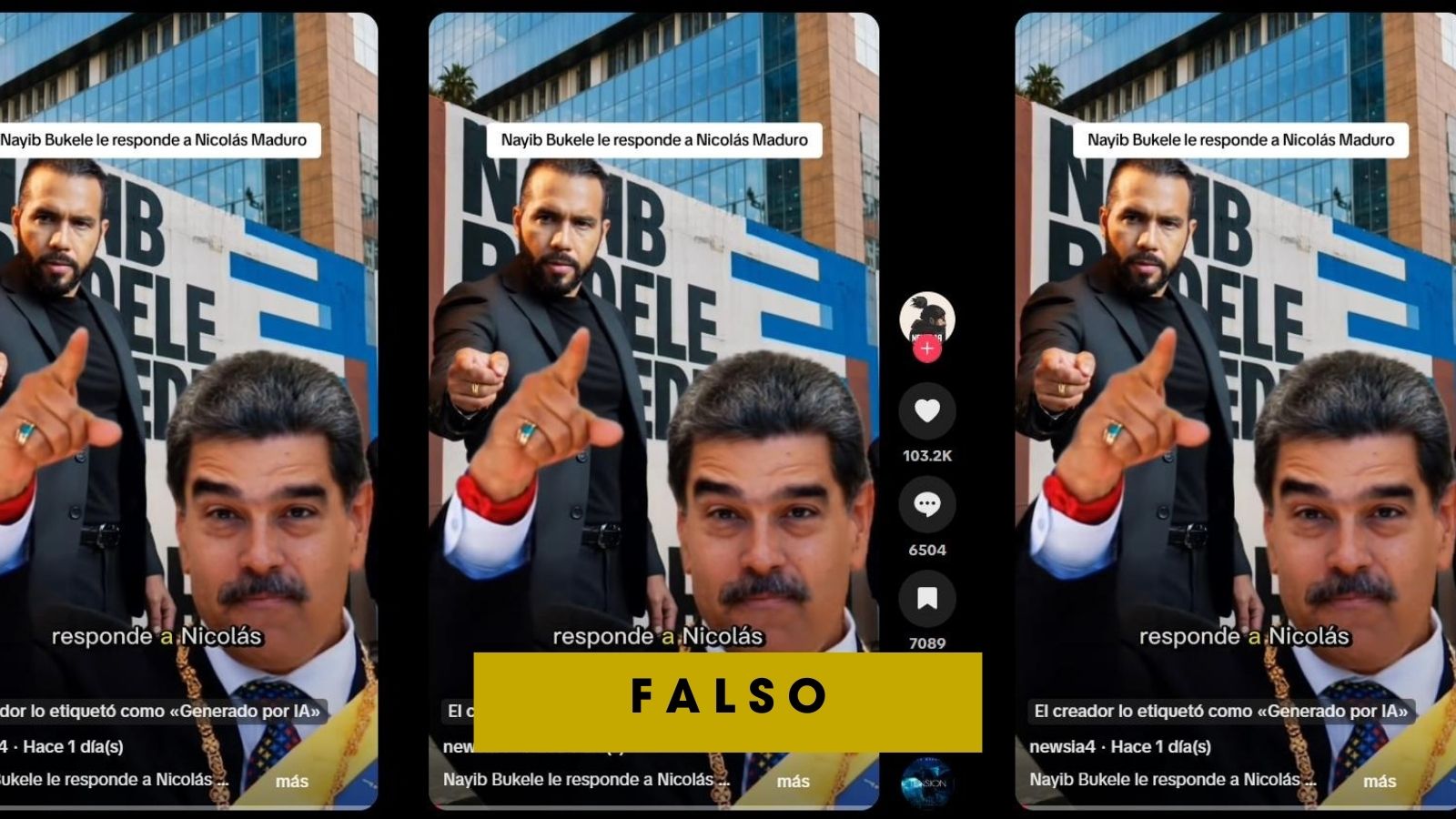 It’s False That Bukele Responded to Maduro About Venezuelans Held in the CECOT — Es falso que Bukele respondió a Maduro sobre venezolanos recluidos en el CECOT