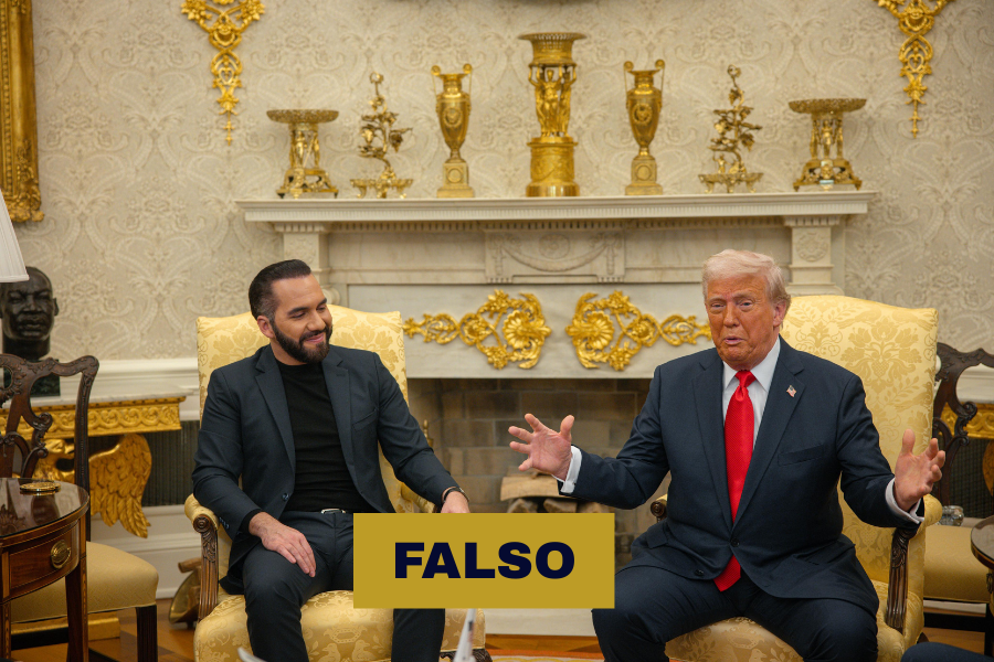 It is false that Salvadoran national Kilmar Ábrego, deported from the U.S., is a “terrorist,” as Bukele claimed — Es Falso que el salvadoreño Kilmar Ábrego deportado desde EEUU sea “terrorista” como aseguró Bukele