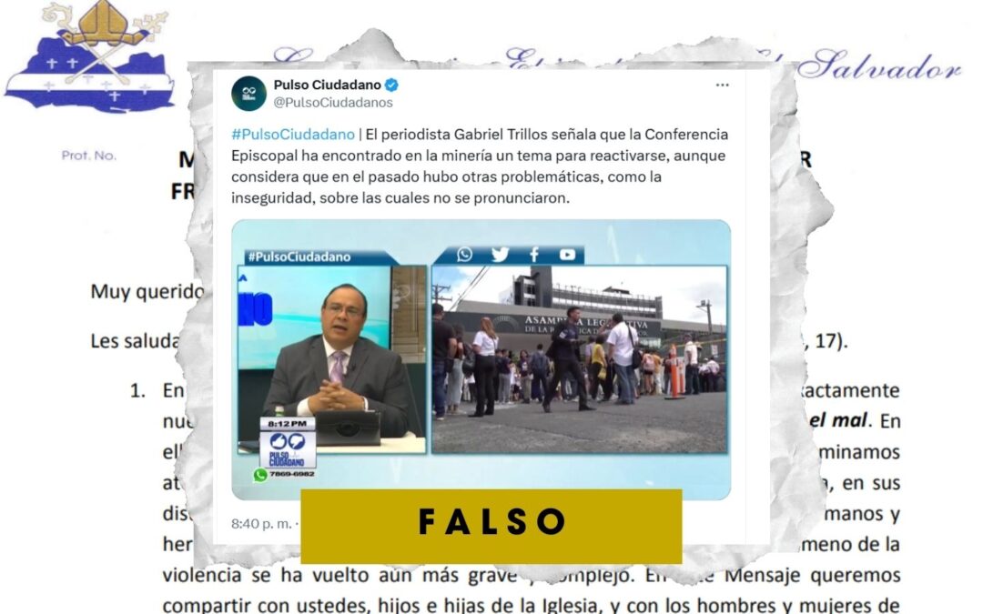 It’s false that the Salvadoran Church failed to speak out against past violence — Es falso que la Iglesia salvadoreña no se haya pronunciado en el pasado contra la violencia