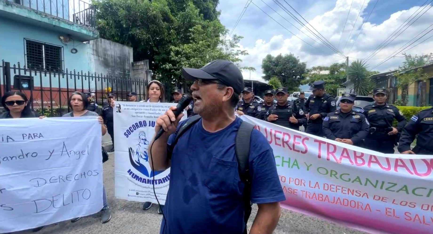Protesters Demand Release of El Bosque Cooperative President and Water Forum Lawyer — Manifestantes piden liberación de presidente la Cooperativa El Bosque y de abogado del Foro del Agua