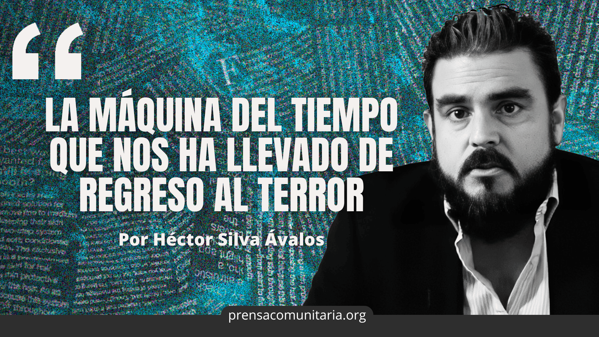 The Time Machine That Has Taken Us Back to Terror — La máquina del tiempo que nos ha llevado de regreso al terror