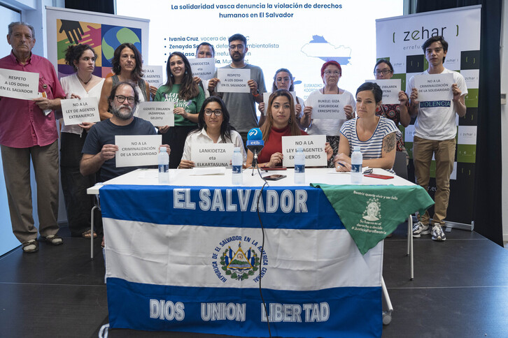 Basque Organizations Decry Persecution of Civil Society in El Salvador — Organizaciones vascas denuncian la persecución a la sociedad civil en El Salvador