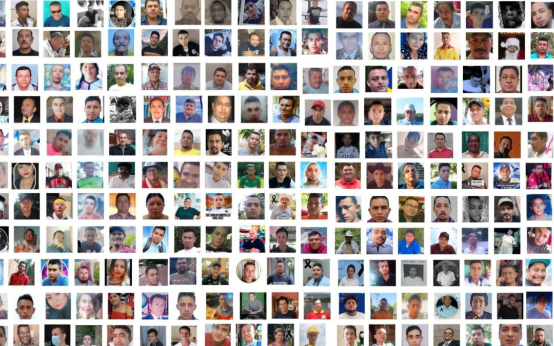 500 adults and four babies dead four years into the state of exception, Legal Humanitarian Aid reports — 500 adultos y cuatro bebés fallecidos a cuatro años del régimen de excepción, registra Socorro Jurídico Humanitario