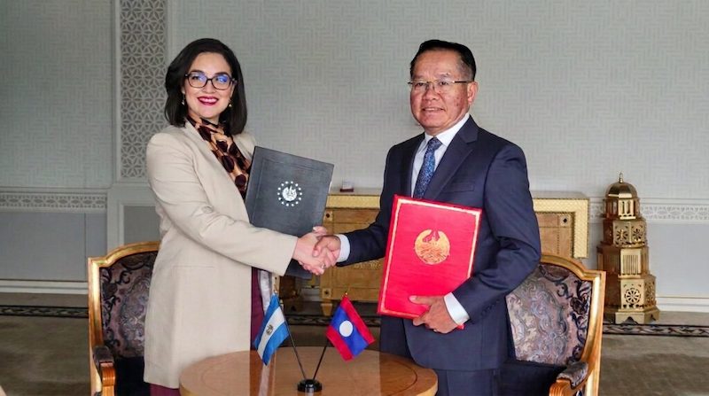 El Salvador establishes diplomatic relations with Laos — El Salvador establece relaciones diplomáticas con Laos